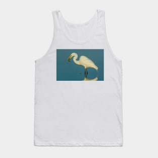 Great Egret with Shrimp Tank Top